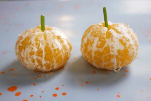 Mandarinen Kürbnisse Halloween Dekoration