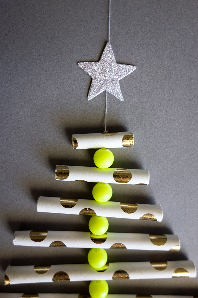 Champagnerfarbene Baumspitze Aus Garn | Stabile Eisenstruktur | Für Weihnachtsbaum & Outdoor-Deko