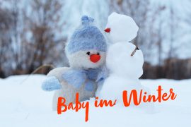 baby im winter pflege kleidung