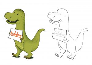einladung dinosaurier geburtstag kostenfrei download dino