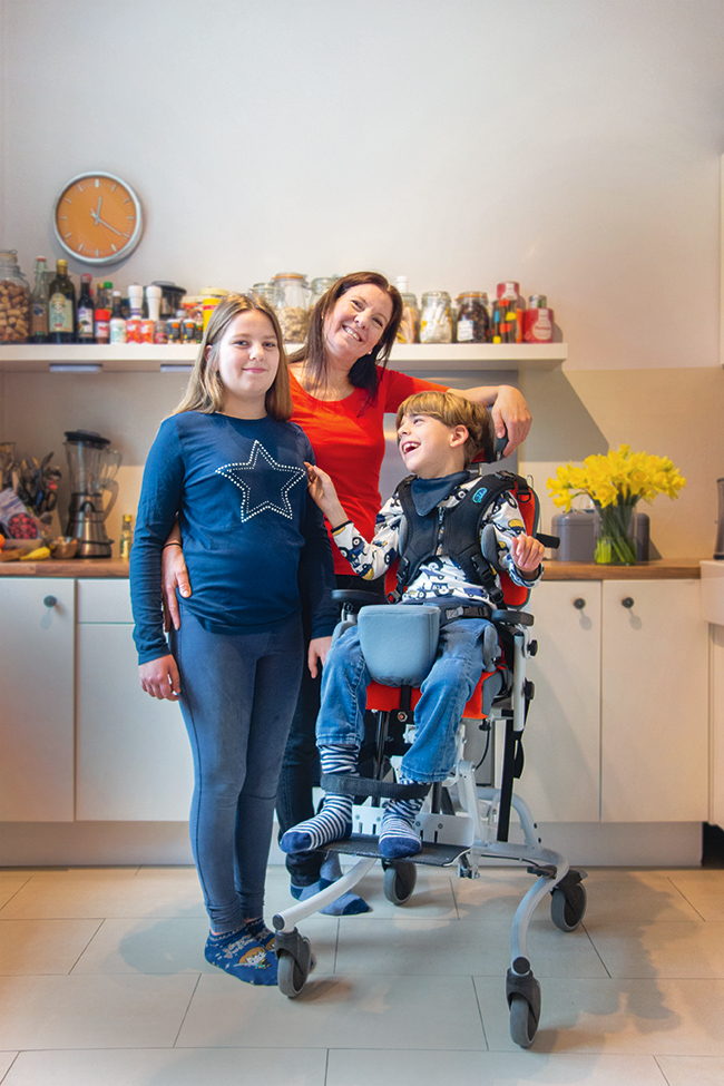 Leben mit einem behinderten Kind Interview Familie 