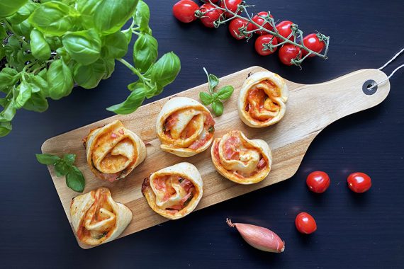 Pizzaschnecken abendessen kindergeburtstag abendbrot rezept ideen buffet geburtstag