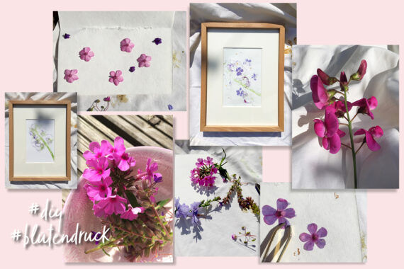 Blütendruck DIY Blumen