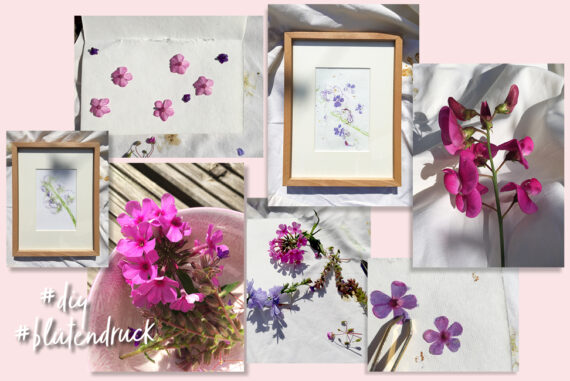 Blütendruck DIY Blumen