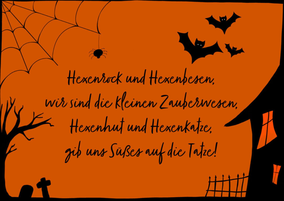 Süßes oder Saures! Halloween Sprüche für eure Gruseltour