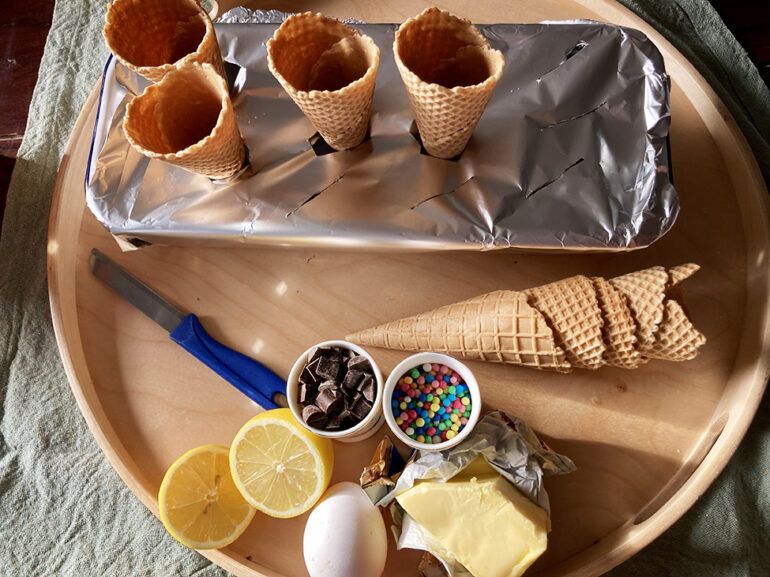 So einfach, so schnell: Kuchen in der Eiswaffel