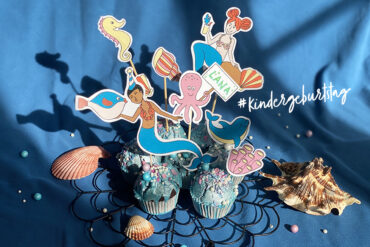 Meerjungfrauen-Geburtstag: Einladungskarten & Dekoration zum Ausdrucken