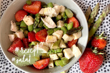 Erdbeer-Spargel-Salat Rezept Sommer