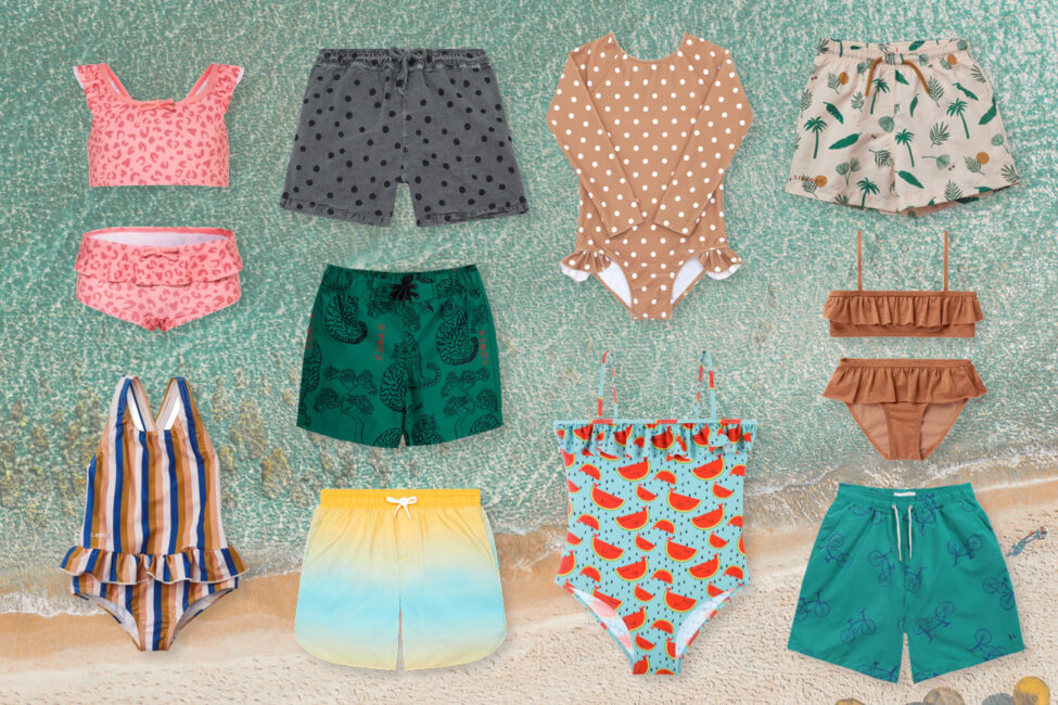 Teile für den Strand Kinder Badeanzug Badehose Bikini Babys Sommer Baden Urlaub