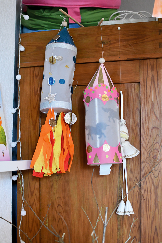 basteln DIY Kinderzimmer Kinderzimmerdeko Lampion Kinder 