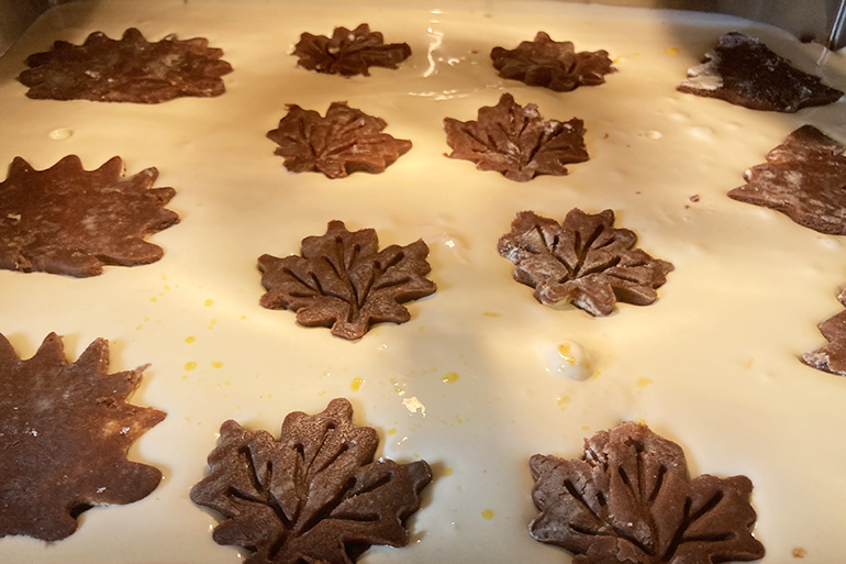 Schmandkuchen Herbst Rezept Backen mit Kinder Familienrezept Kuchen 