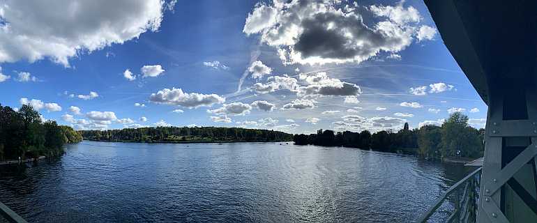 mauerweg potsdam jungfernsee grenze uferweg radtour grenzweg radweg glienicker brücke