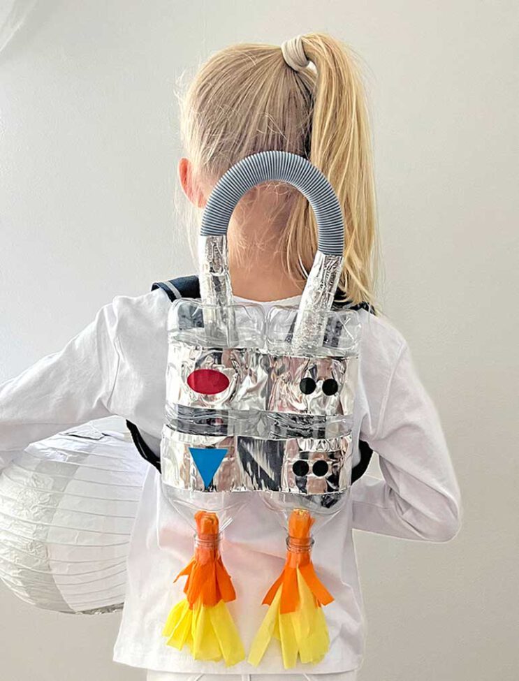 Astronauten-Kostüm DIY Mädchen Jungen Karneval Fasching Selber machen