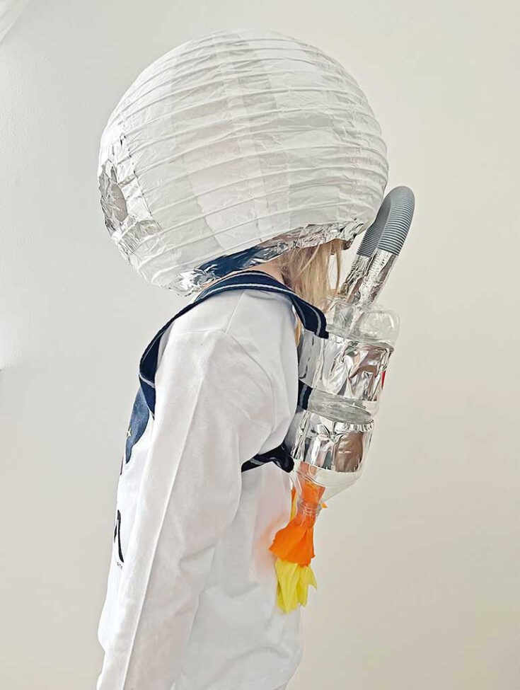 Astronauten-Kostüm DIY Jungen Mädchen selber machen Fasching