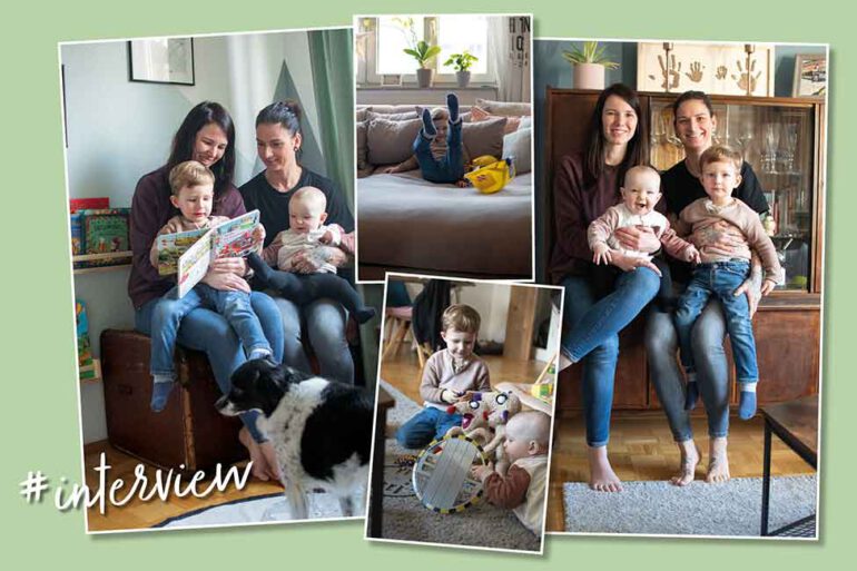 Familie Interview Regenbogenfamilie Frauen Mamas