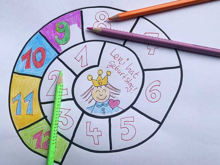 DIY 3, 2, 1 GeburtstagsCountdown basteln