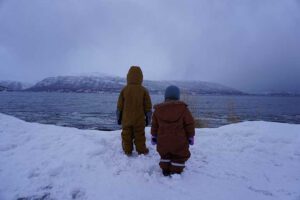 Reisen mit Kindern zum Polarkreis Vanlife
