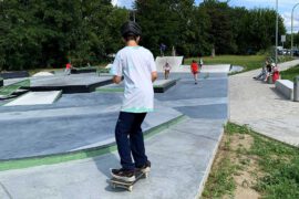 e-park skatepark skateanlage potsdam skateboard scooter roller inlinder rollstuhl inklusiv spielplatz