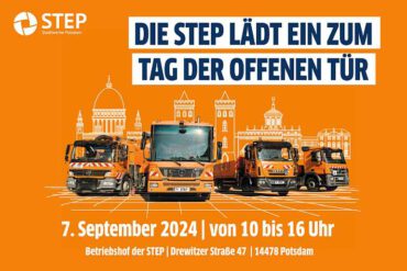 step tag der offenen tür müllauto potsdam