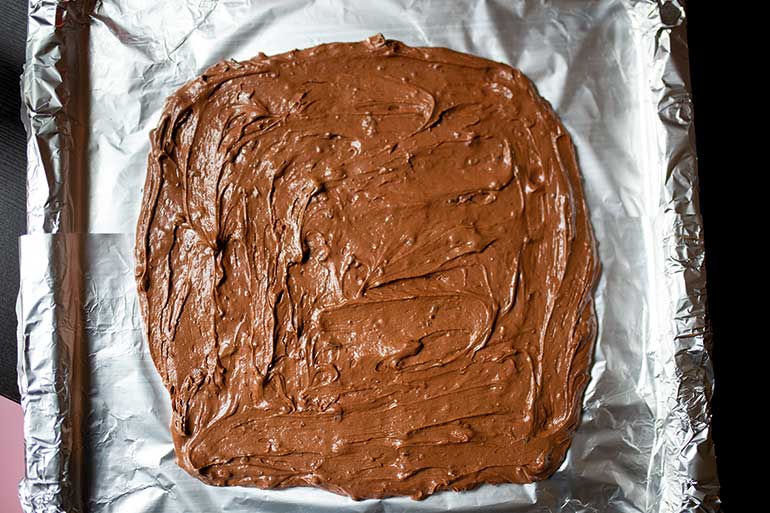 Rezept Schneemann Brownies