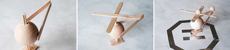 Diy Eisstiel Wäscheklammern Helikopter