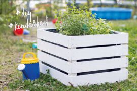 kinderbeet hochbeet balkon obstkiste diy