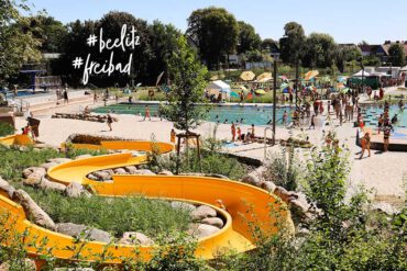 Freibad Beelitz Sommer Baden Schwimmen