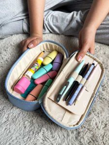 schulranzen seit mit federtasche teenager teenie rucksack schultasche