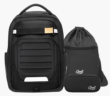 schultasche teenager jugendliche gymnasium rucksack ranzen schwarz