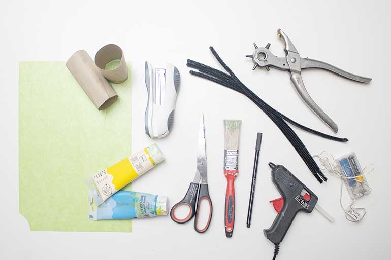 diy Raupen-Laterne Bastelidee