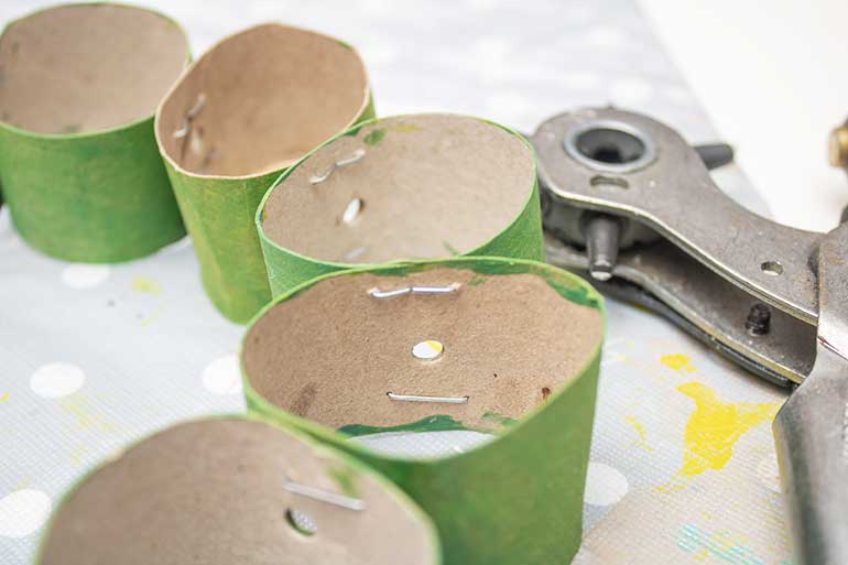 diy Raupen-Laterne Bastelidee