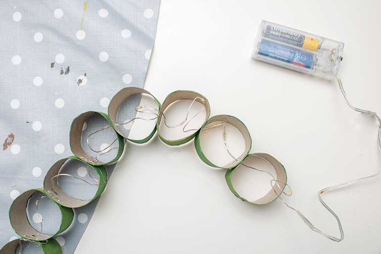 diy Raupen-Laterne Bastelidee
