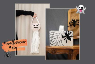 Süßes oder Saures: Halloween-Körbe basteln