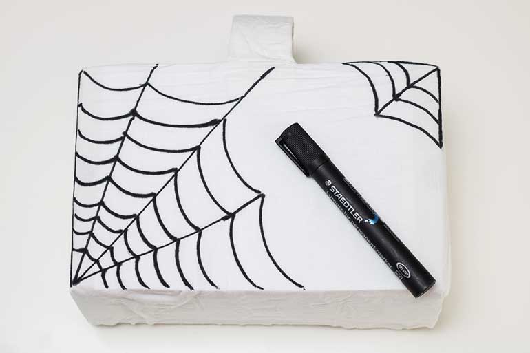 Halloween-Körbe, Spinne, Gespenst, Halloween, Süßes oder Saures