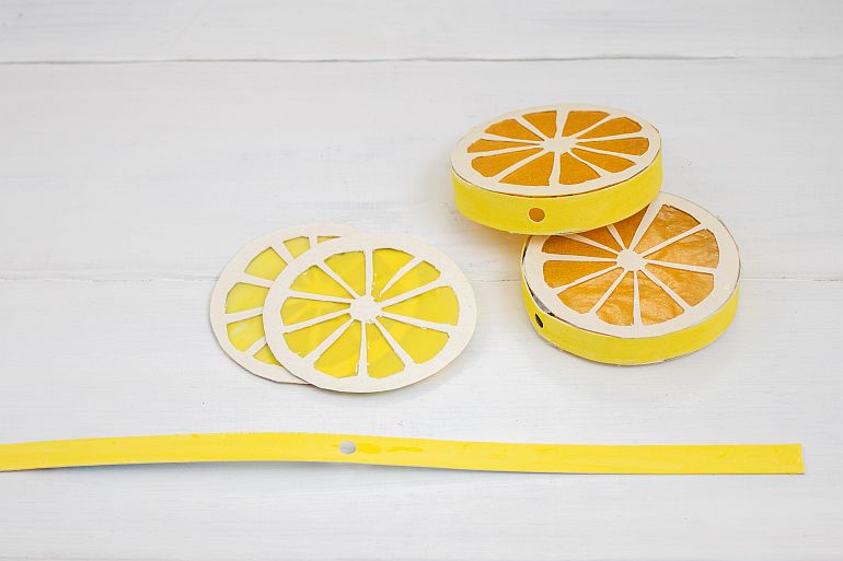 obst lichterkette balkon garten basteln diy