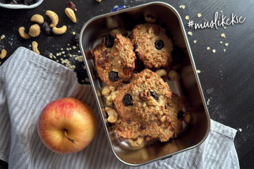 Ideal für die Brotdose: Dinkel-Müsli-Kekse