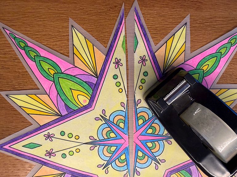 malvorlage ausmalbild weihnachten weihnachtsstern fensterbild kostenlos mandala