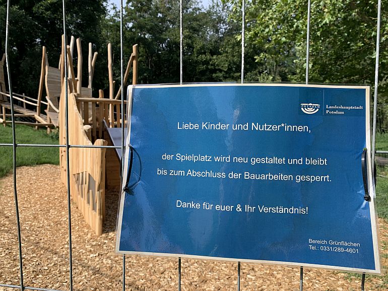 potsdam sanierung neuer spielplatz interview stadt spielplätze