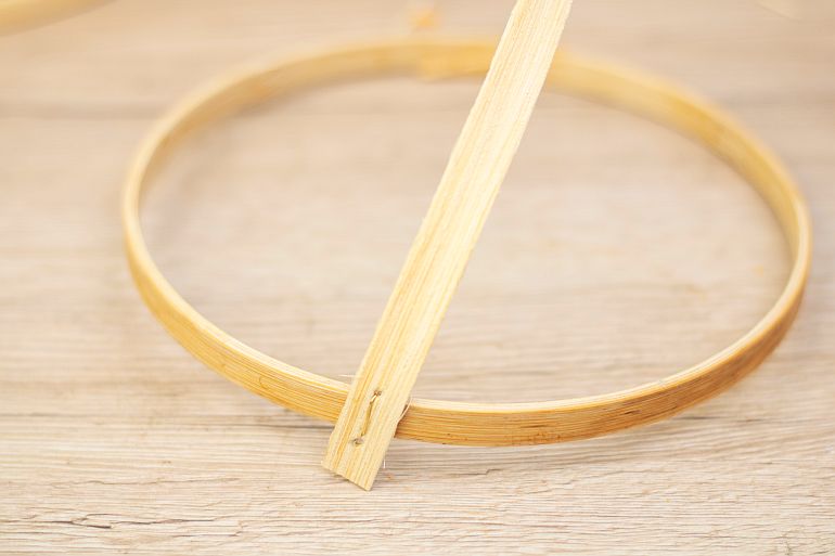 blumenampel diy selber machen anleitung peddigrohr