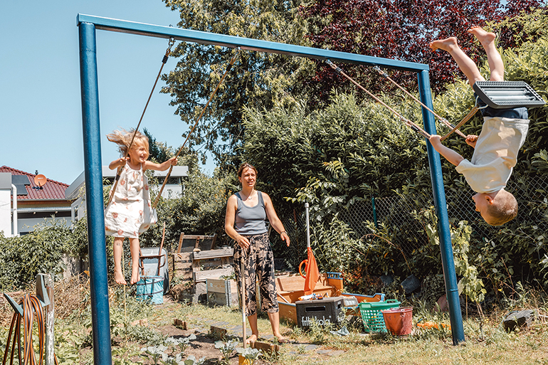 Familieninterview Neustart Potsdam Töplitz Eigenheim