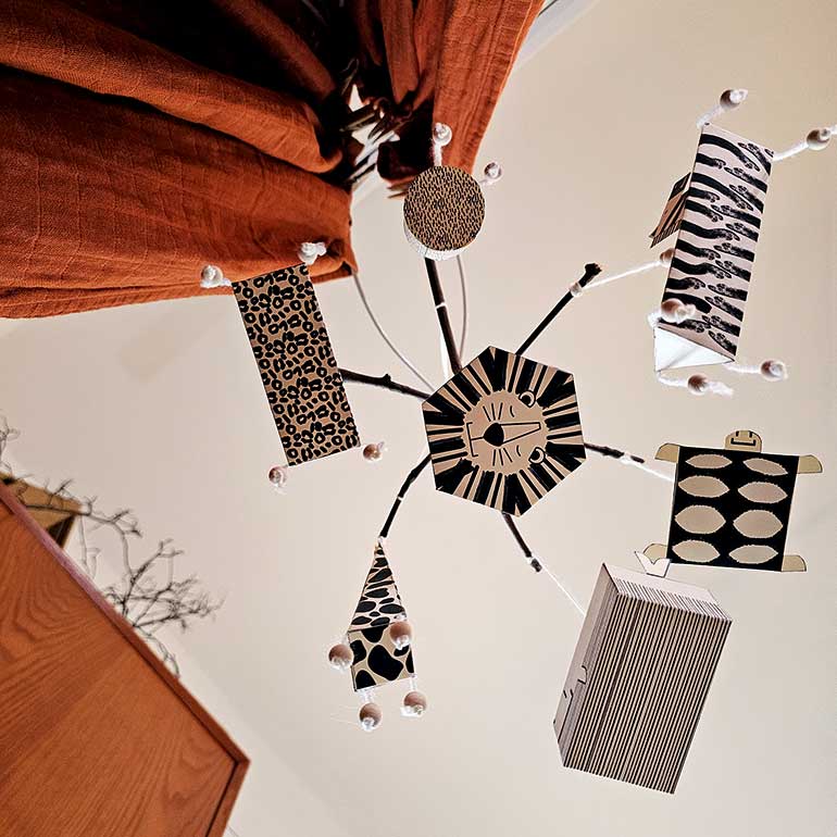 kontraste mobile baby selbermachen diy anleitung