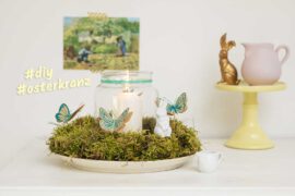 osterkranz ostern mosskranz türkranz dekoration