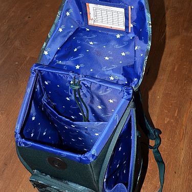 schulranzen ranzen dino dinosaurier grün set test