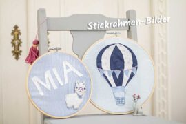 Stickrahmen-Bilder Die Baby