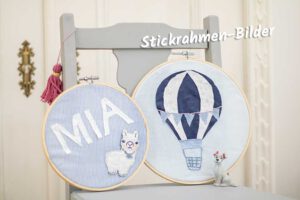 Stickrahmen-Bilder Die Baby