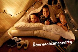 übernachtungsparty kindergeburtstag pyjama party übernachten