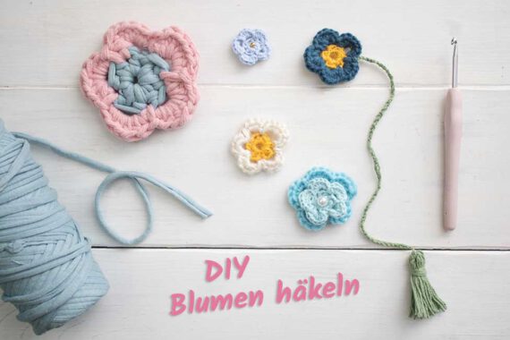 diy häkelblumen