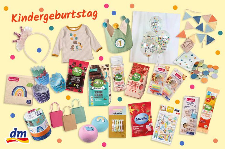 Kindergeburtstag Geburtstagstisch dm